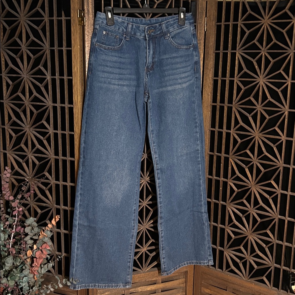 Women's Blue Flare & Wide Leg Jeans